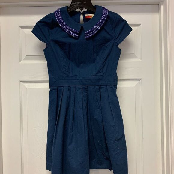 Fervor Triple Collar Uniform Style Dress sz M - Picture 1 of 6